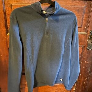 REI Men's Blue Zip-Up Sweater